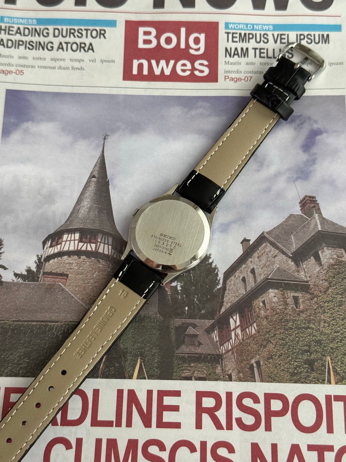 세이코 Seiko 쿼츠 래더 상품이미지3