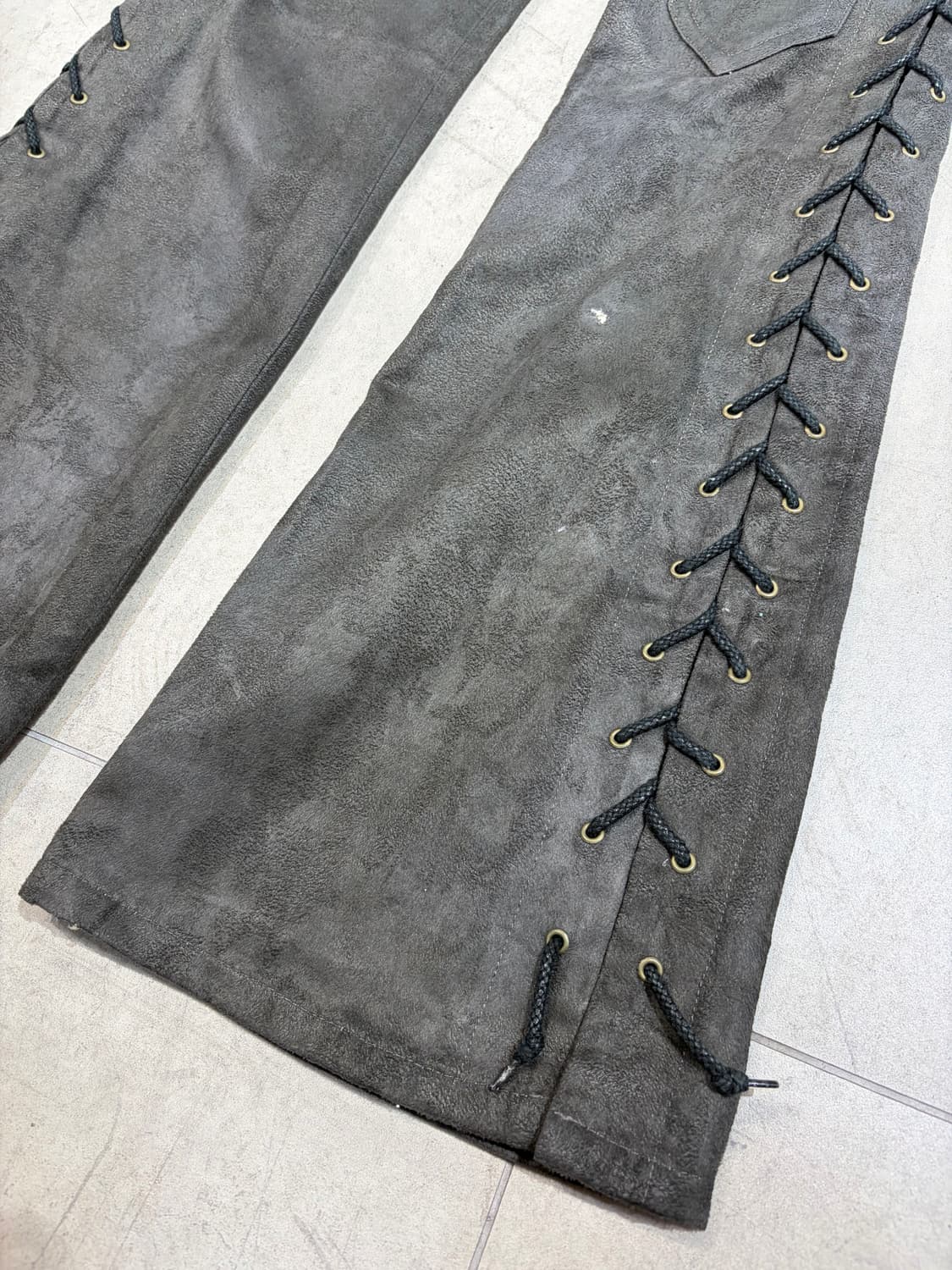 토네이도 마트 웨스턴 부츠컷 팬츠 릭 오웬스맛 팬츠 상품이미지2