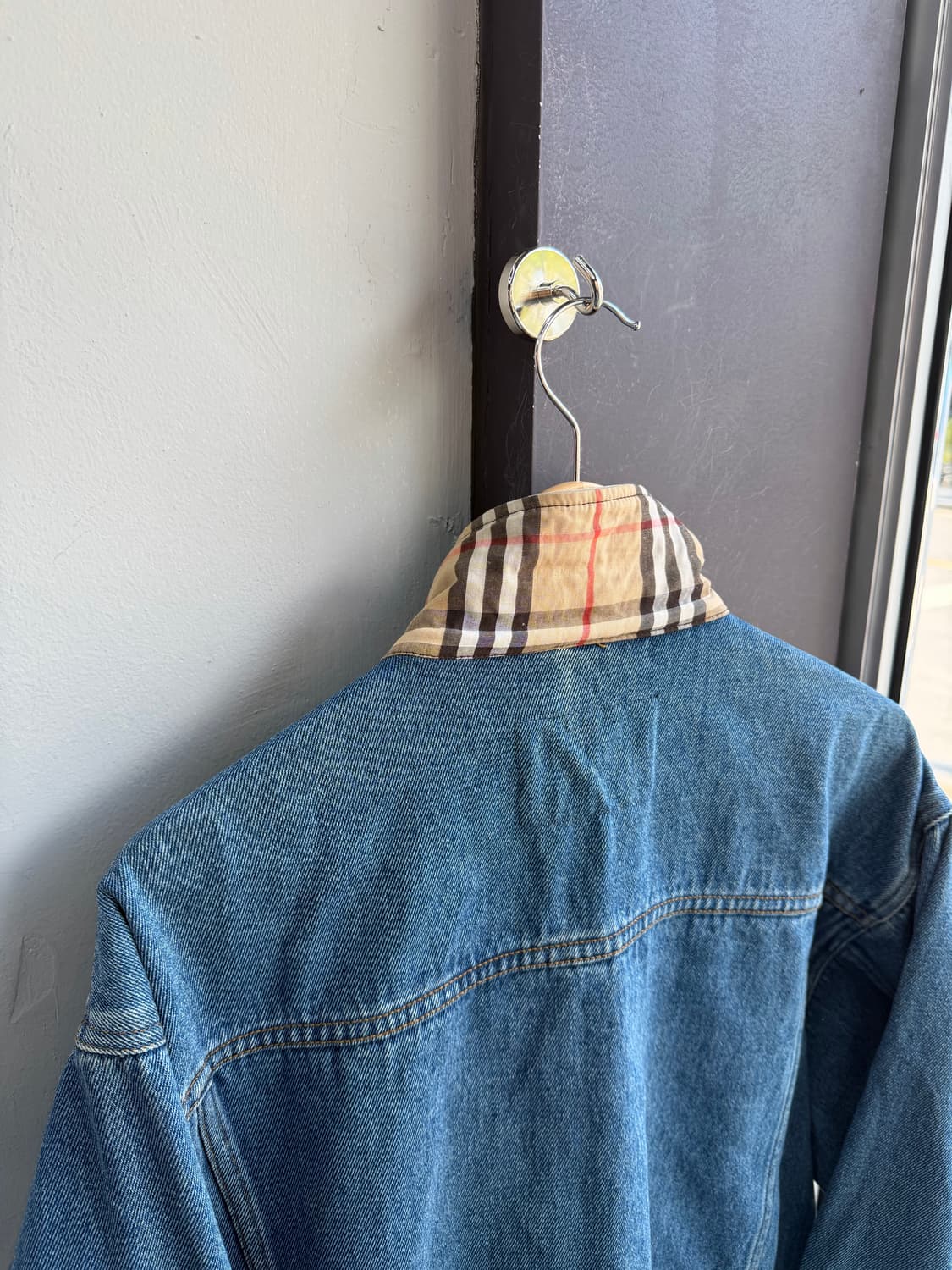 52/ 버버리 1990AW 로고 데님 자켓 상품이미지8