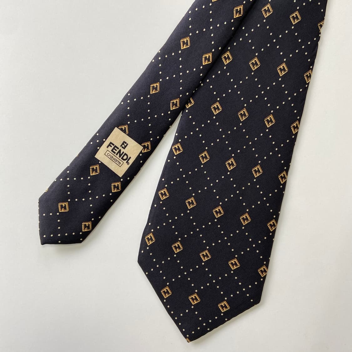 펜디 (FENDI) 모노그램 명품 정품 넥타이 상품이미지2