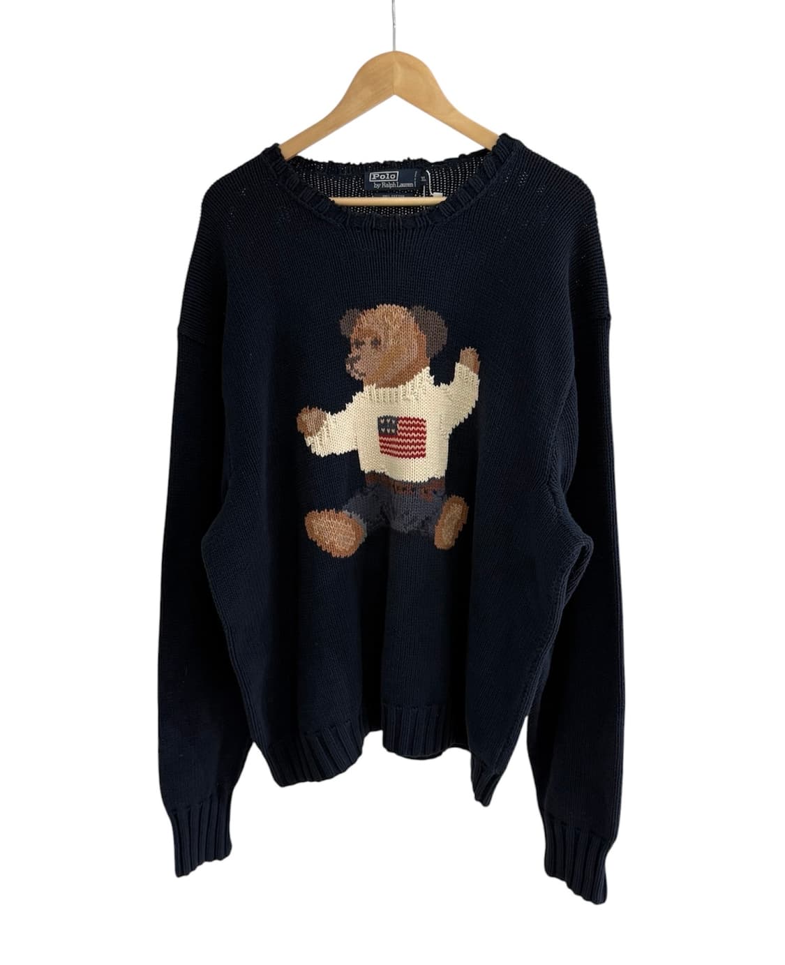폴로 랄프 로렌 90‘s 싯다운 베어 니트 상품이미지1