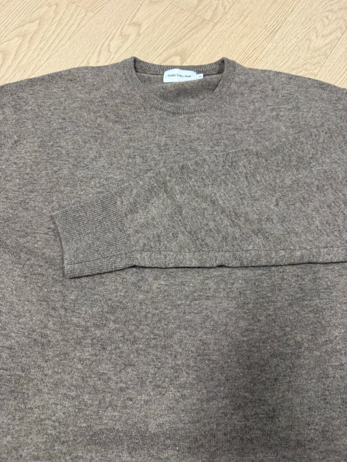 스테디에브리웨어  울 라운드넥 니트 상품이미지2