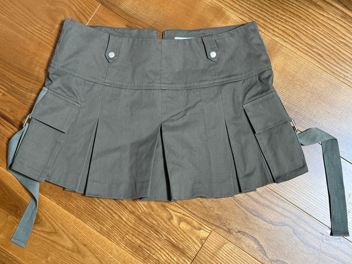 ASURA 카고 플리츠 미니스커트 상품이미지1