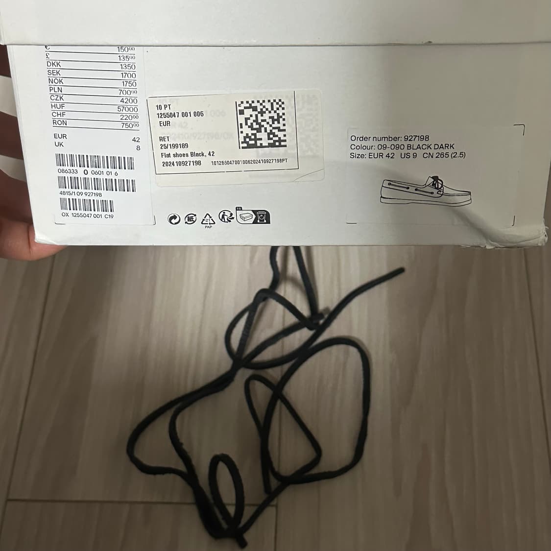 cos 코스 그레인 레더 보트슈즈 상품이미지8