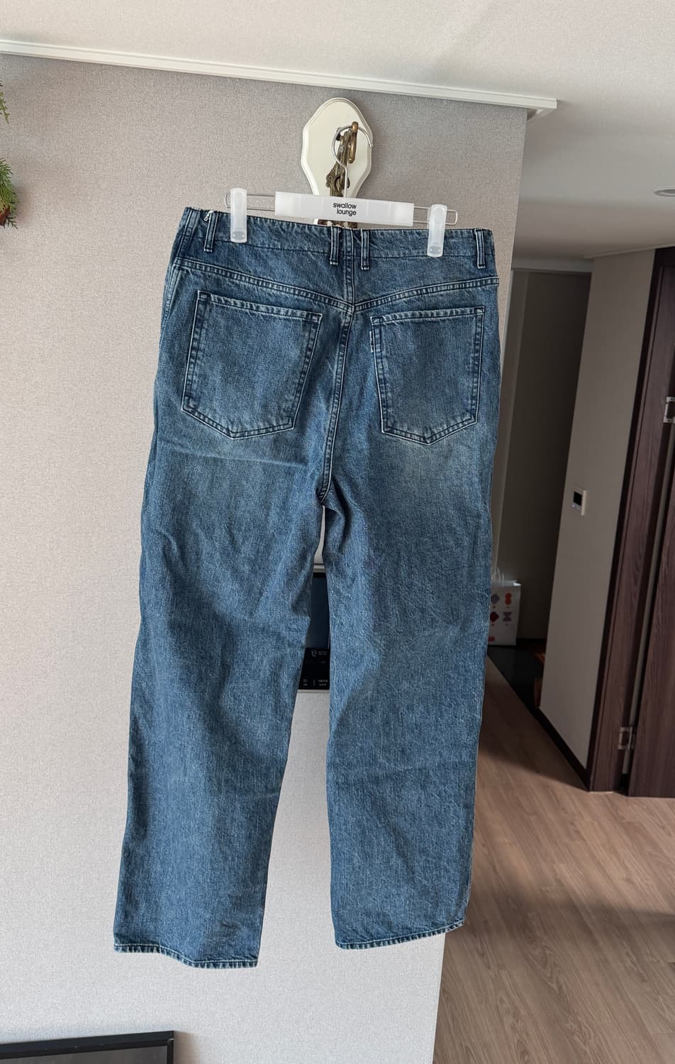 포터리 원워시 와이드 중청(미드블루2) 3사이즈 판매 상품이미지2