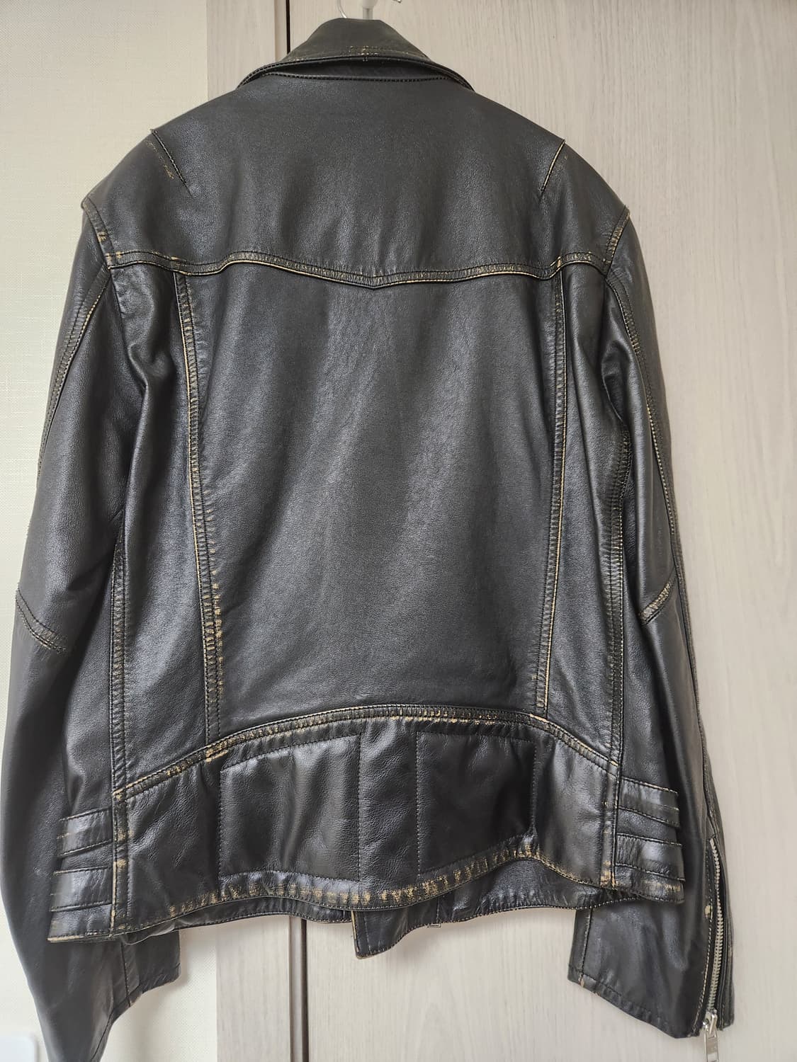 IRO 이로 빈티지워싱 바이커 레더 자켓 유일매물(수입제품) 상품이미지4