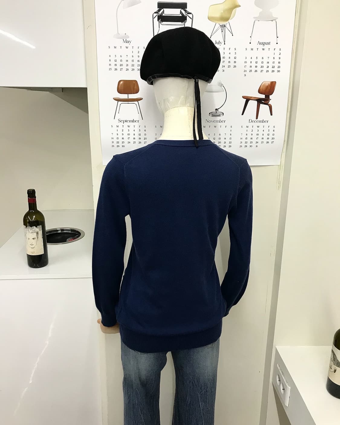 폴로 핑크 포니 네이비 가디건 상품이미지7