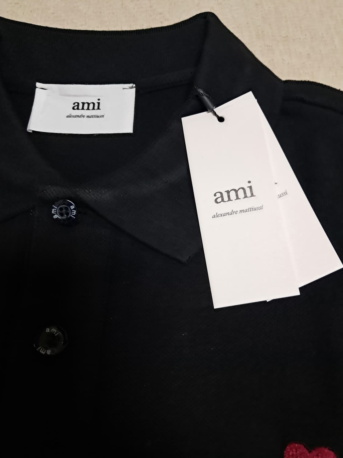 AMI 하트 로고 폴로 새상품(정품) 상품이미지5
