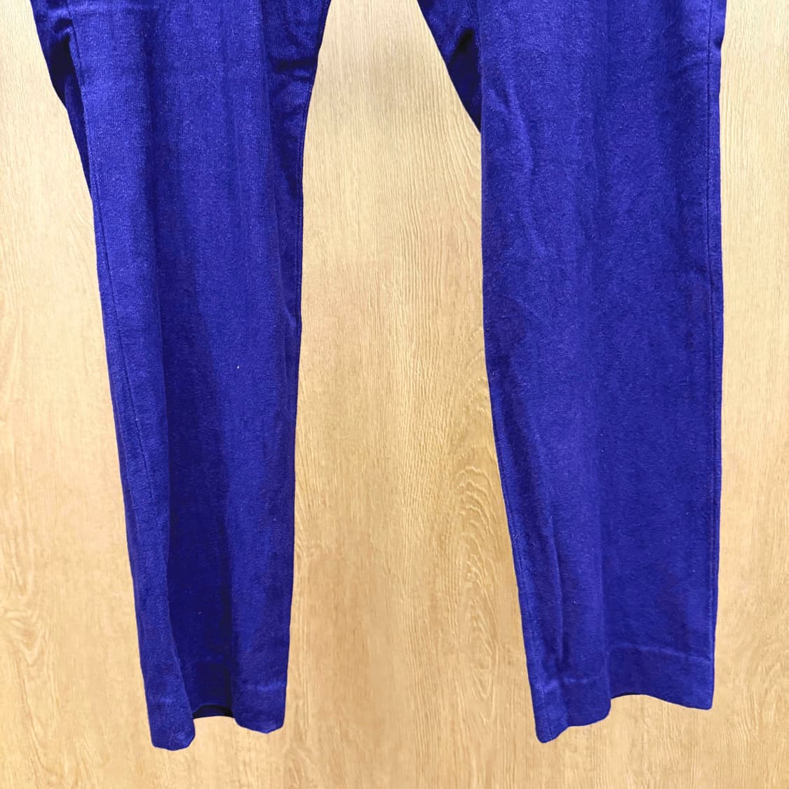 피에르 발망 스트레이트 라인 팬츠 로고 자수 포켓 디테일 퍼플 상품이미지5