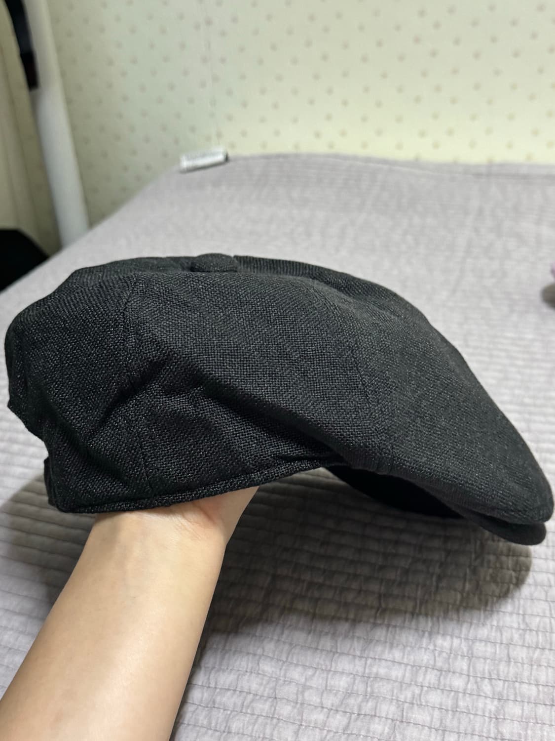 베이직 블랙 헌팅캡 상품이미지1