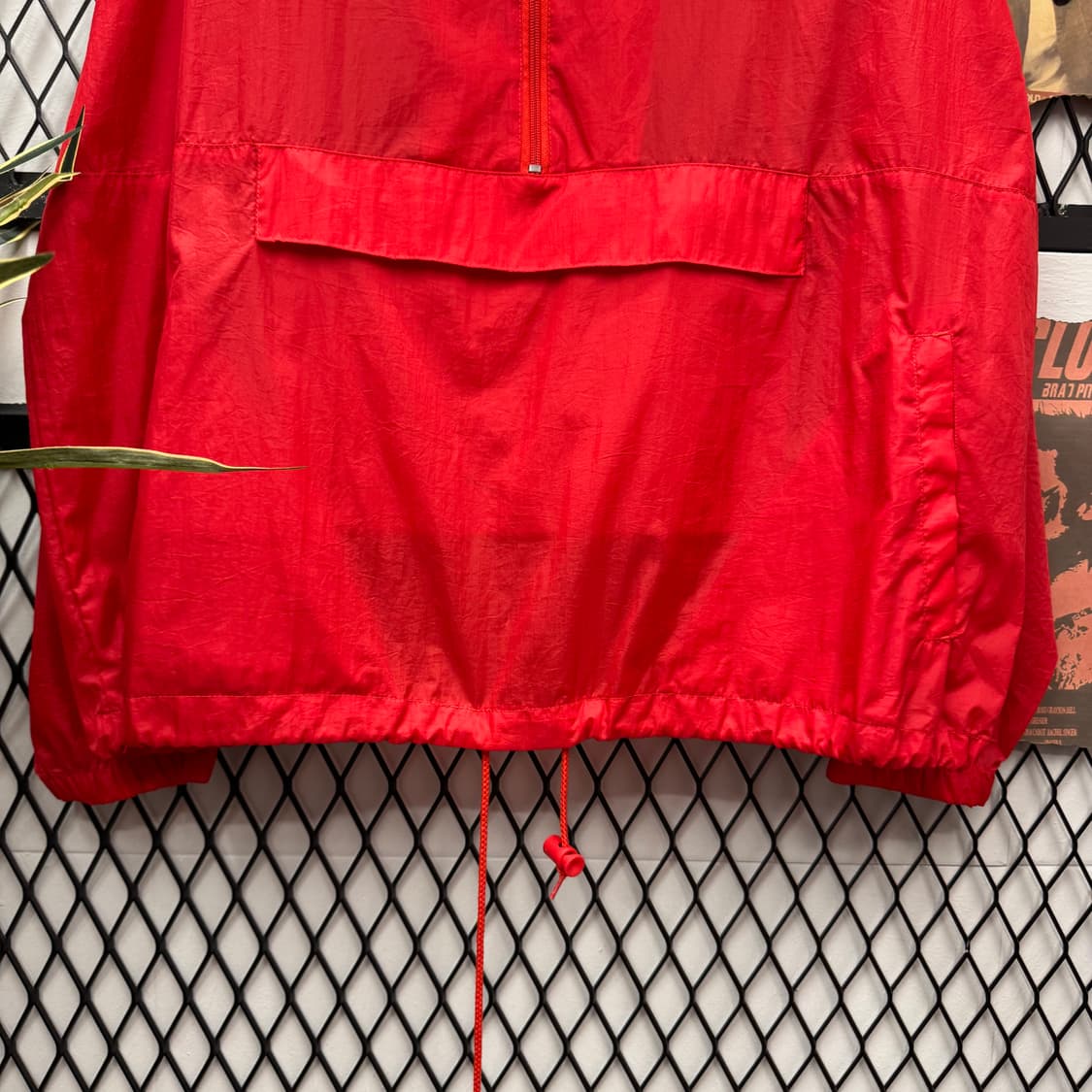 90s 나이키 올드스쿨 바람막이 전면 리버풀 FC 로고 포인트 레드 상품이미지4