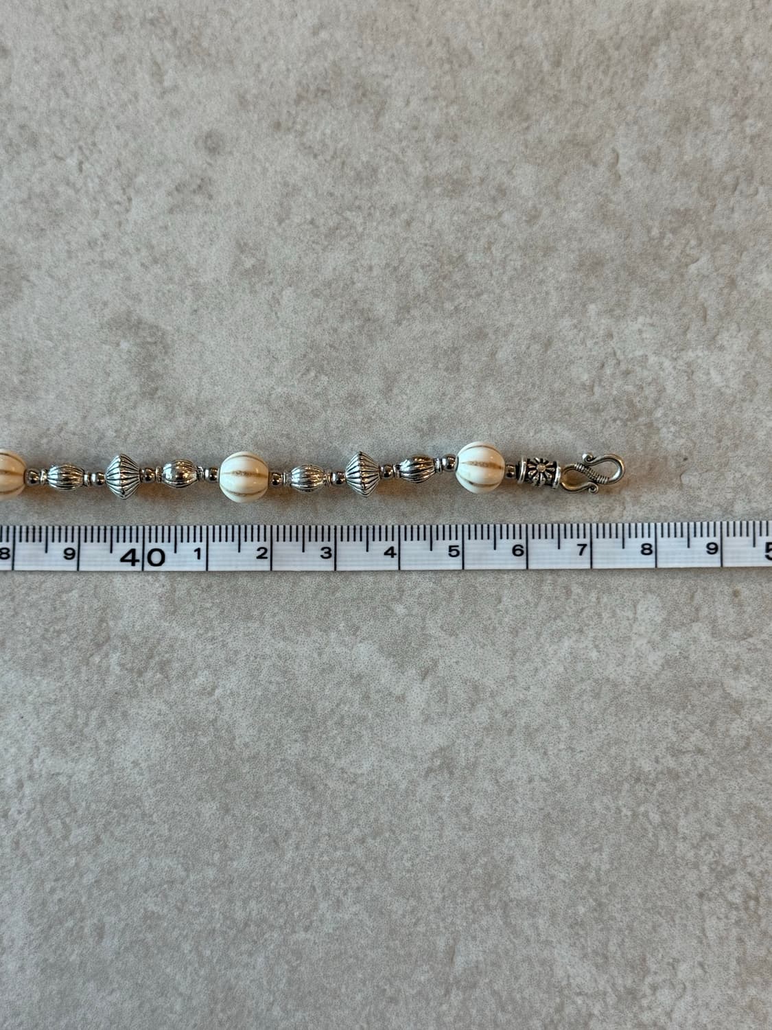 산호 호박석 실버 포인트 레이어드 목걸이 상품이미지2