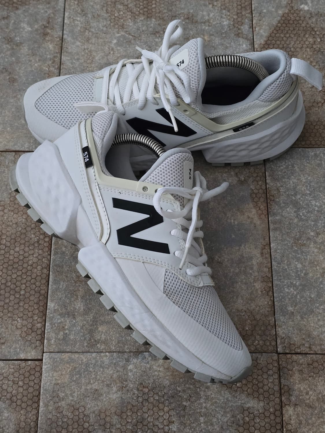 (230)뉴발란스 574 스포츠 화이트  상품이미지7