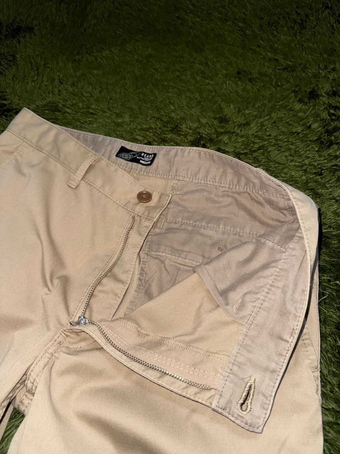 [M] BEAMS 빔즈 Made in Japan 크롭 치노 팬츠 베이지 상품이미지3