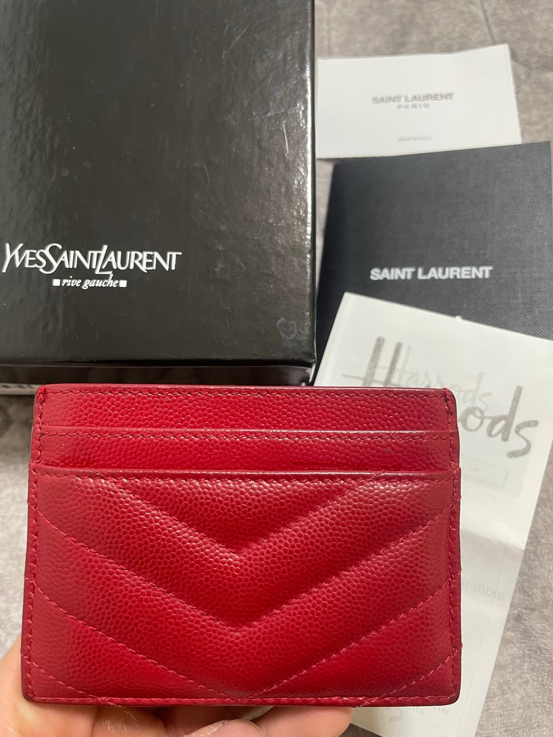 생로랑 마틀라세 카드지갑 상품이미지2