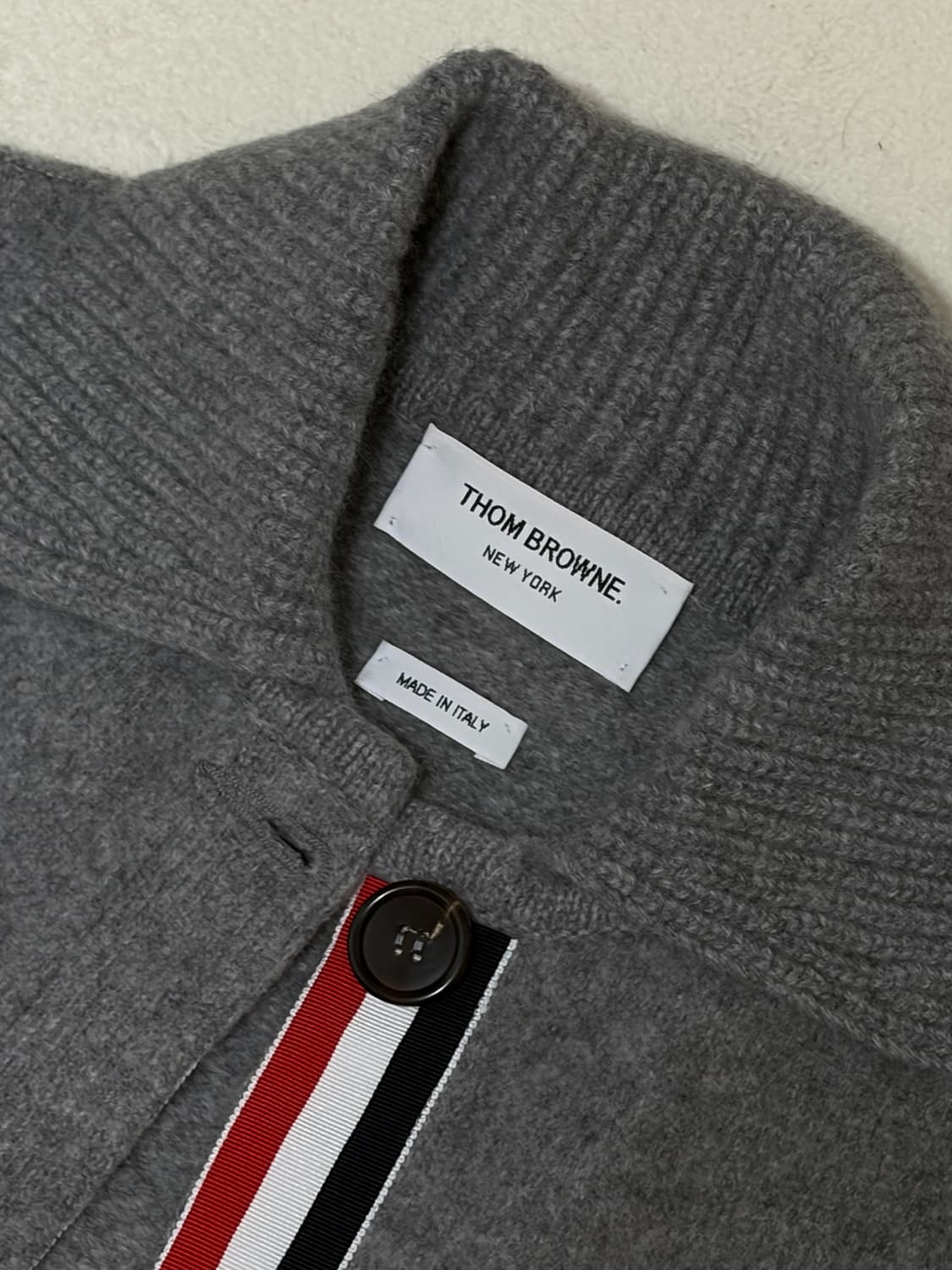 (매장판,새거급) 톰브라운 여성 캐시미어 코트 가디건 38 상품이미지2