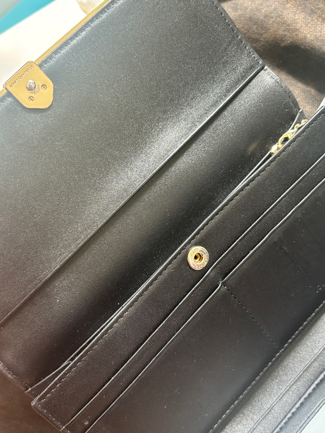 vintage louis quatorze leather wallet 상품이미지8