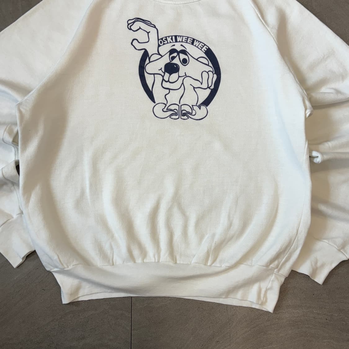 90s 90년대 캐나다 생산 빈티지 화이트 스웻셔츠  상품이미지4