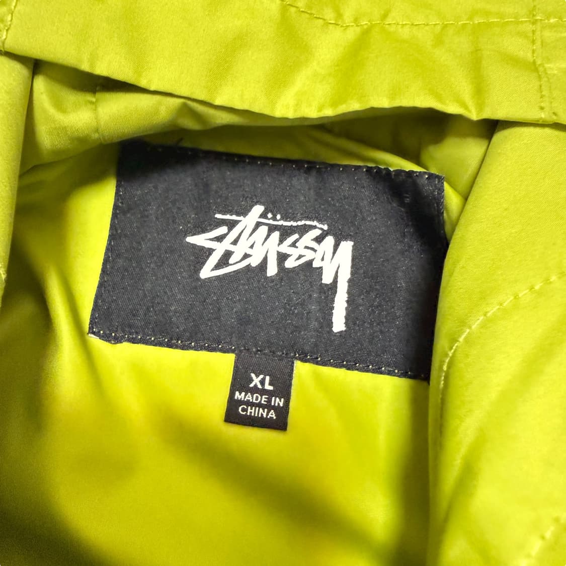 스투시 에어페니 컬러 3M 윈드브레이커 후드집업 라임 상품이미지8
