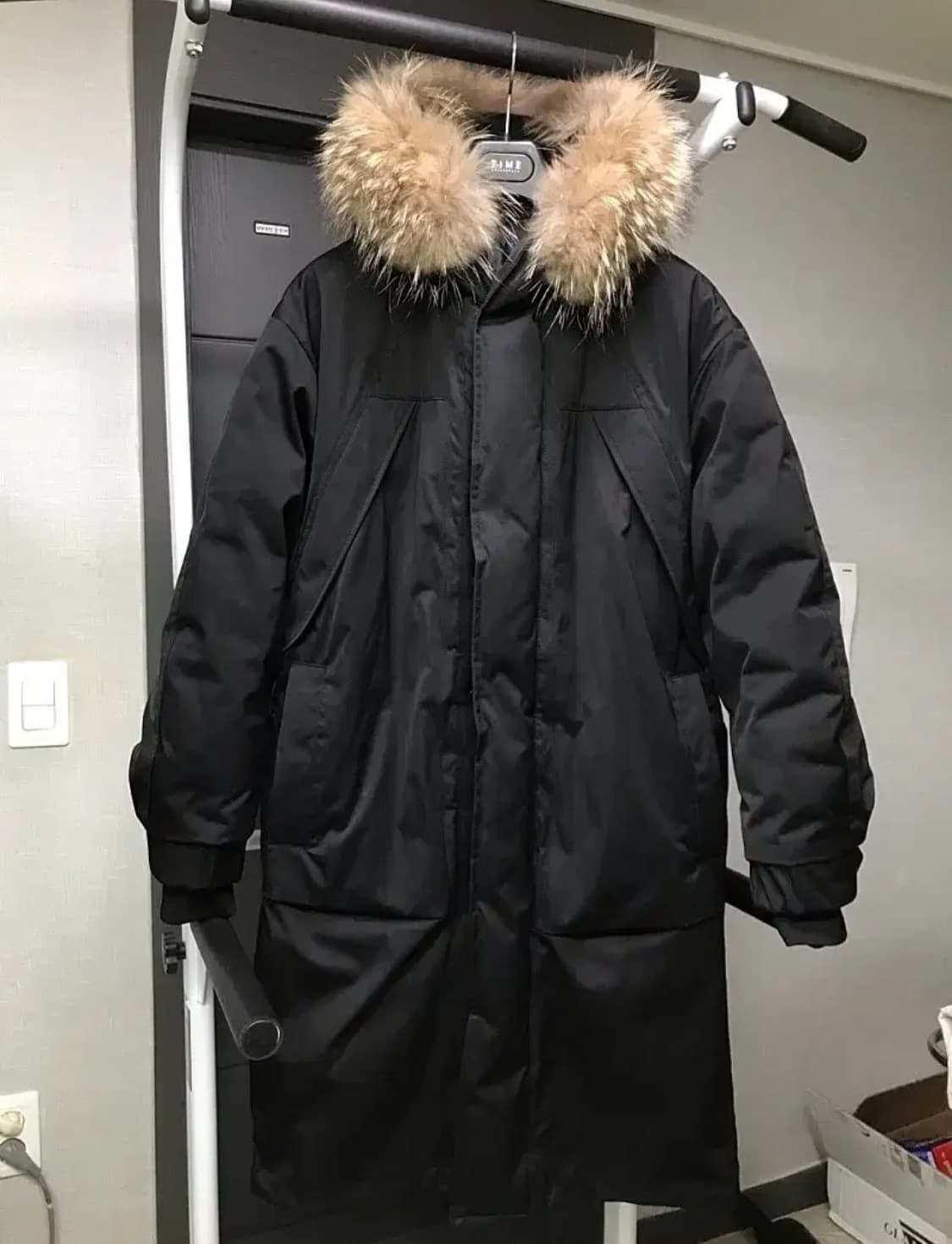 타임옴므 라쿤퍼 구스다운 패딩 상품이미지1