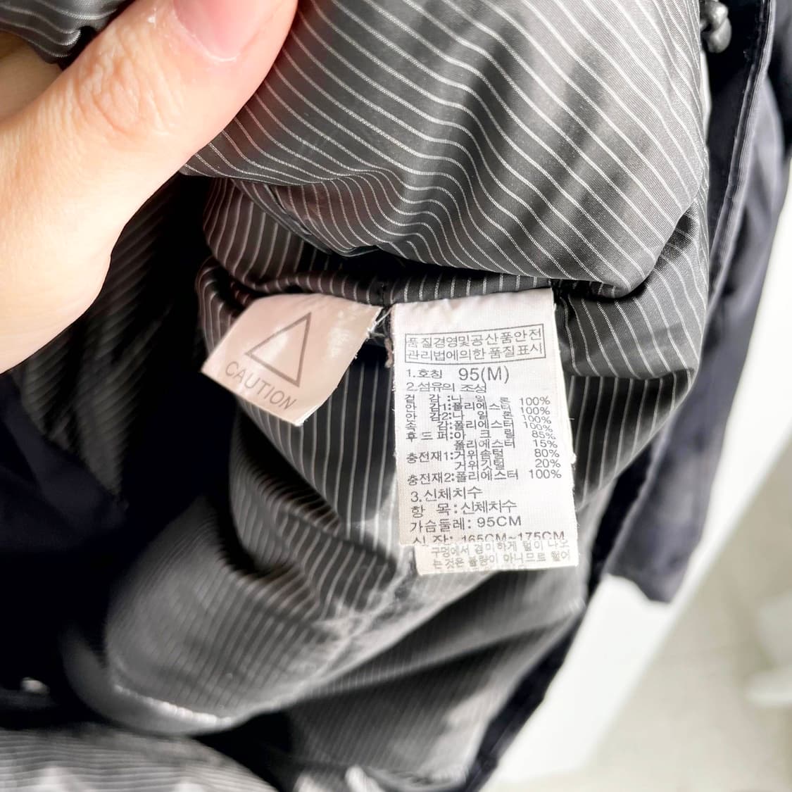 A2 노스페이스 하이벤트 하프 구스다운 패딩 95사이즈 상품이미지7