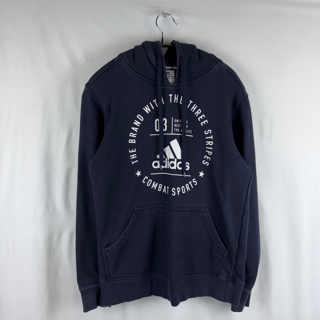 M) 아디다스 컴벳스포츠 프린팅 후드 티 네이비 상품이미지2