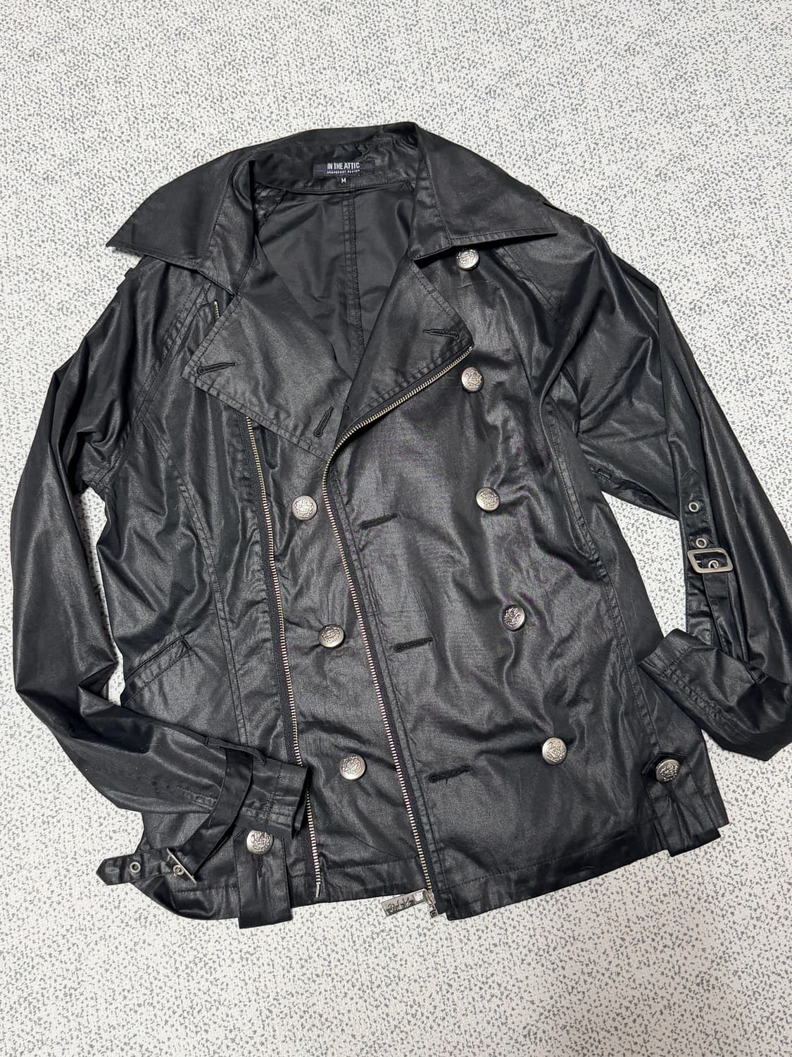 Goth punk 고스펑크 더블자켓 double breasted jack 상품이미지1