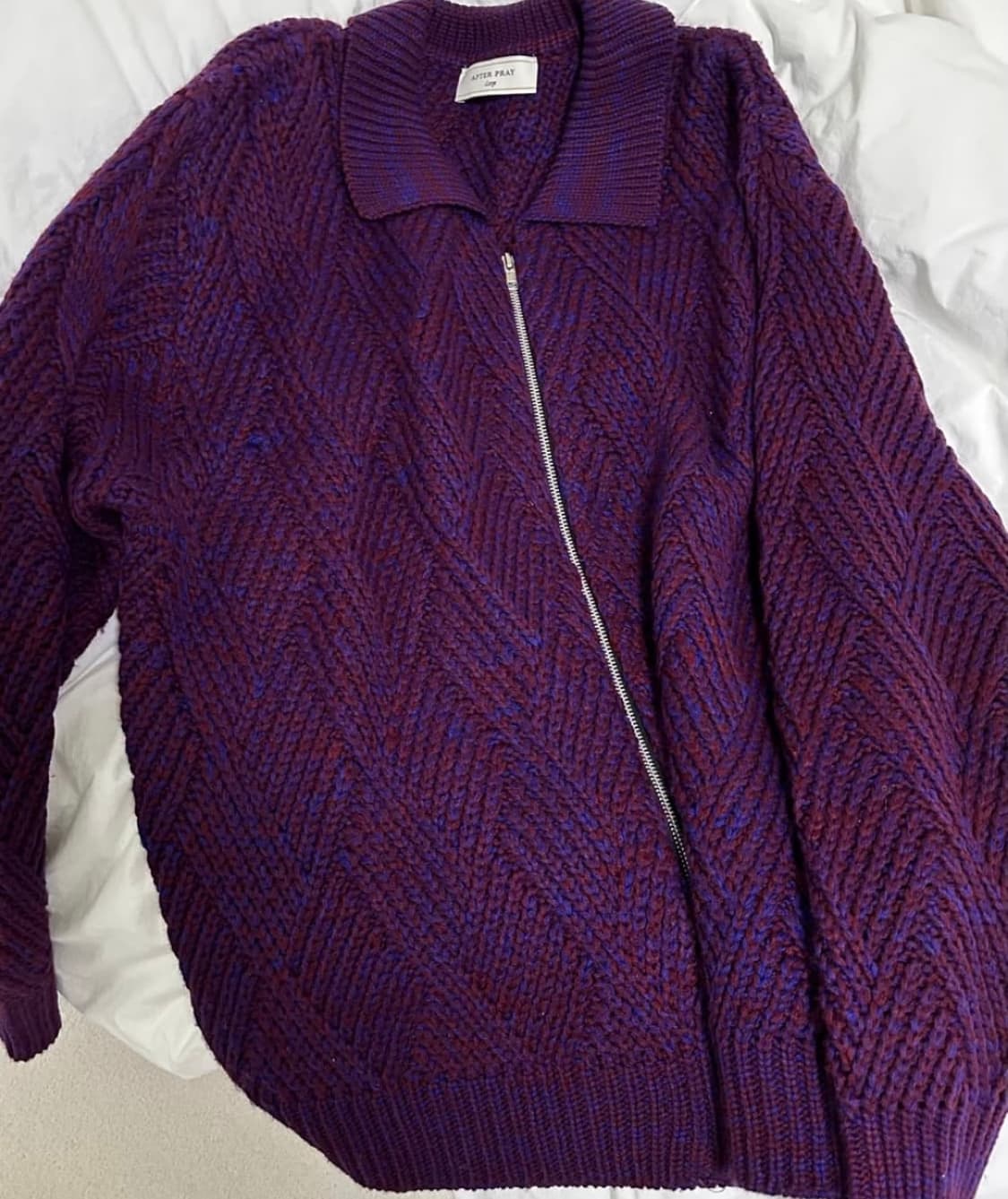 애프터프레이 안타리시아 니트집업 L 상품이미지2