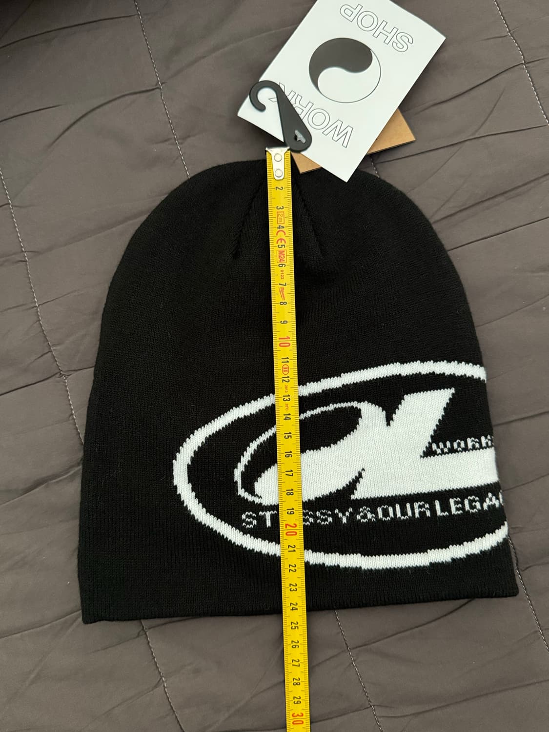 스투시x아워레가시워크샵 비니_오발 스컬캡_블랙 상품이미지3