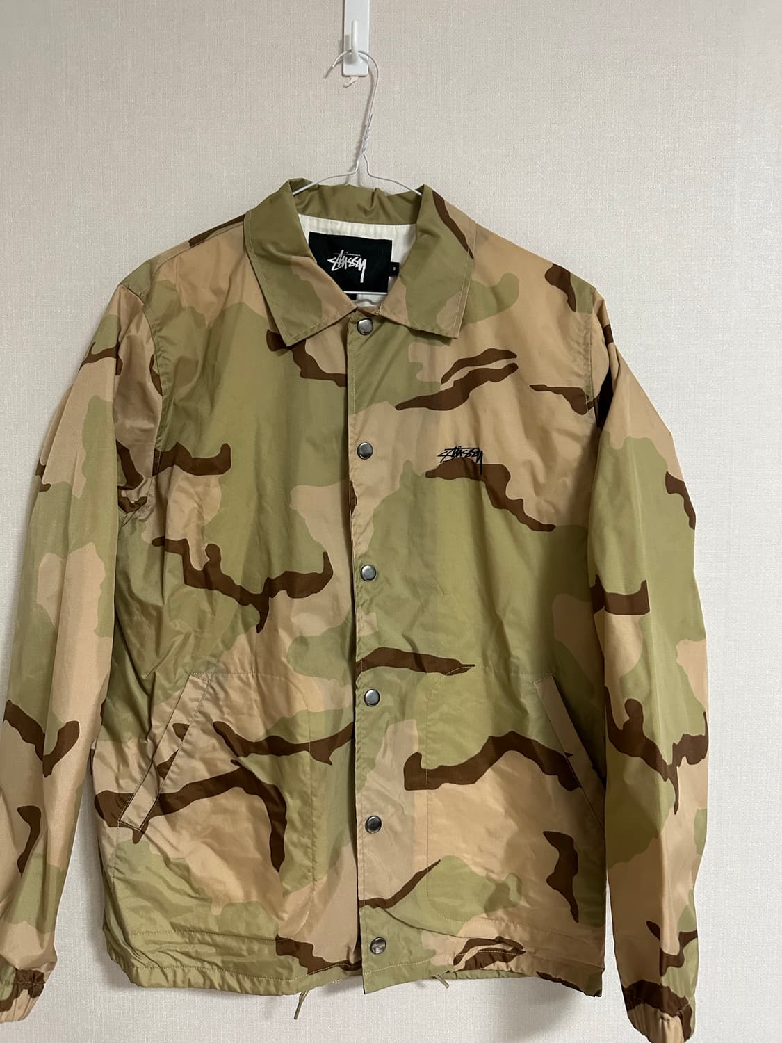 스투시 뉴욕매장 한정 밀리터리 코치 자켓 S 상품이미지1