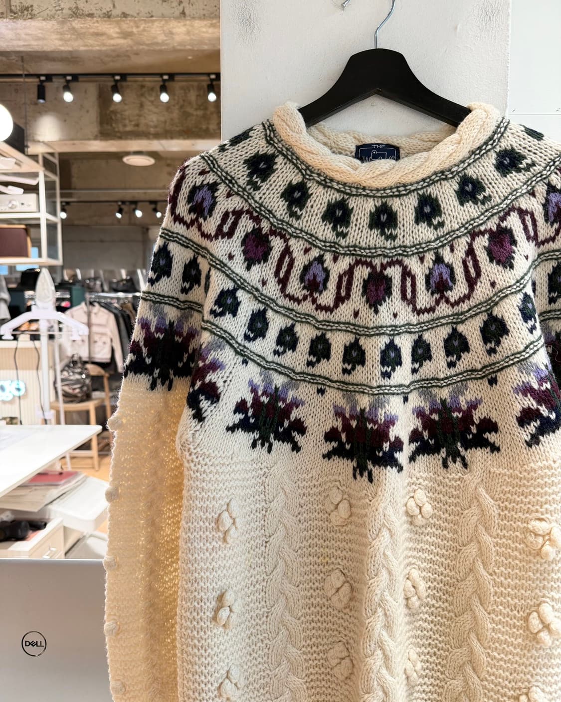 울리치 아이보리 노르딕 울 니트  상품이미지4