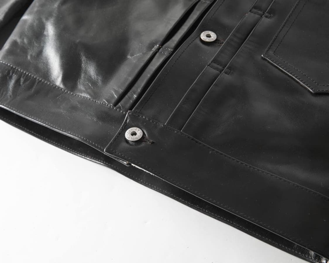 [40] 일본 말가죽 차심 호스하이드 대전판 트러커 자켓 상품이미지8