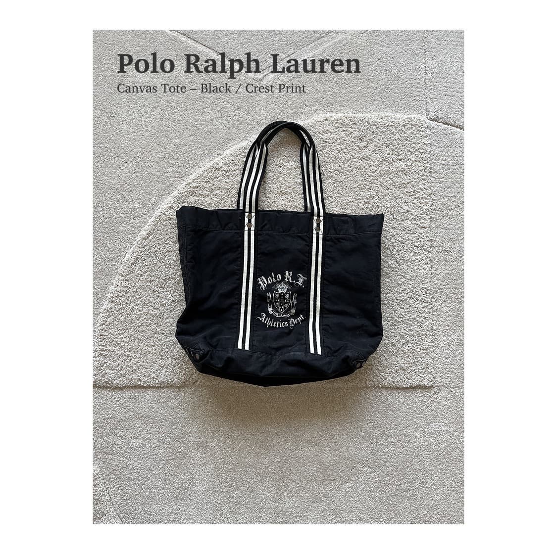 올드 폴로 랄프 로렌 캔버스 토트백 상품이미지1