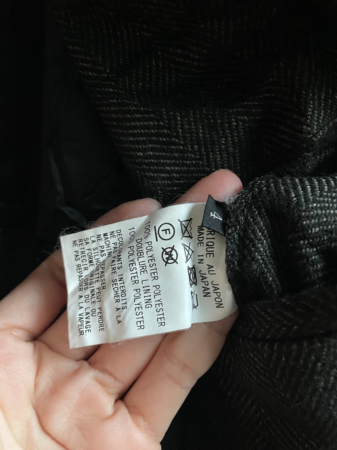 요지야마모토 그라운드와이 주름가공 자켓 상품이미지5