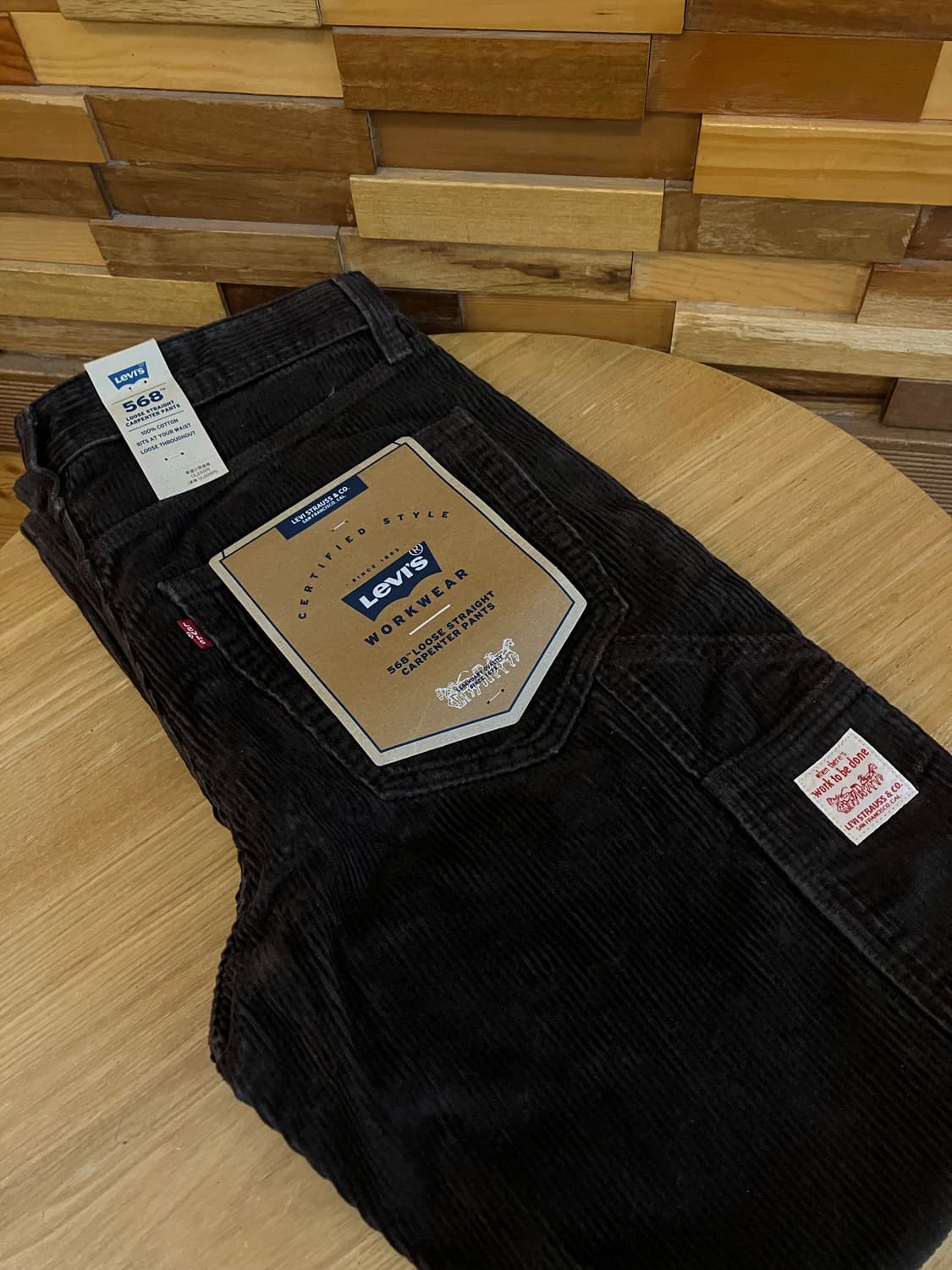 Levis 리바이스 - 568 카펜터 코듀로이 팬츠 상품이미지1