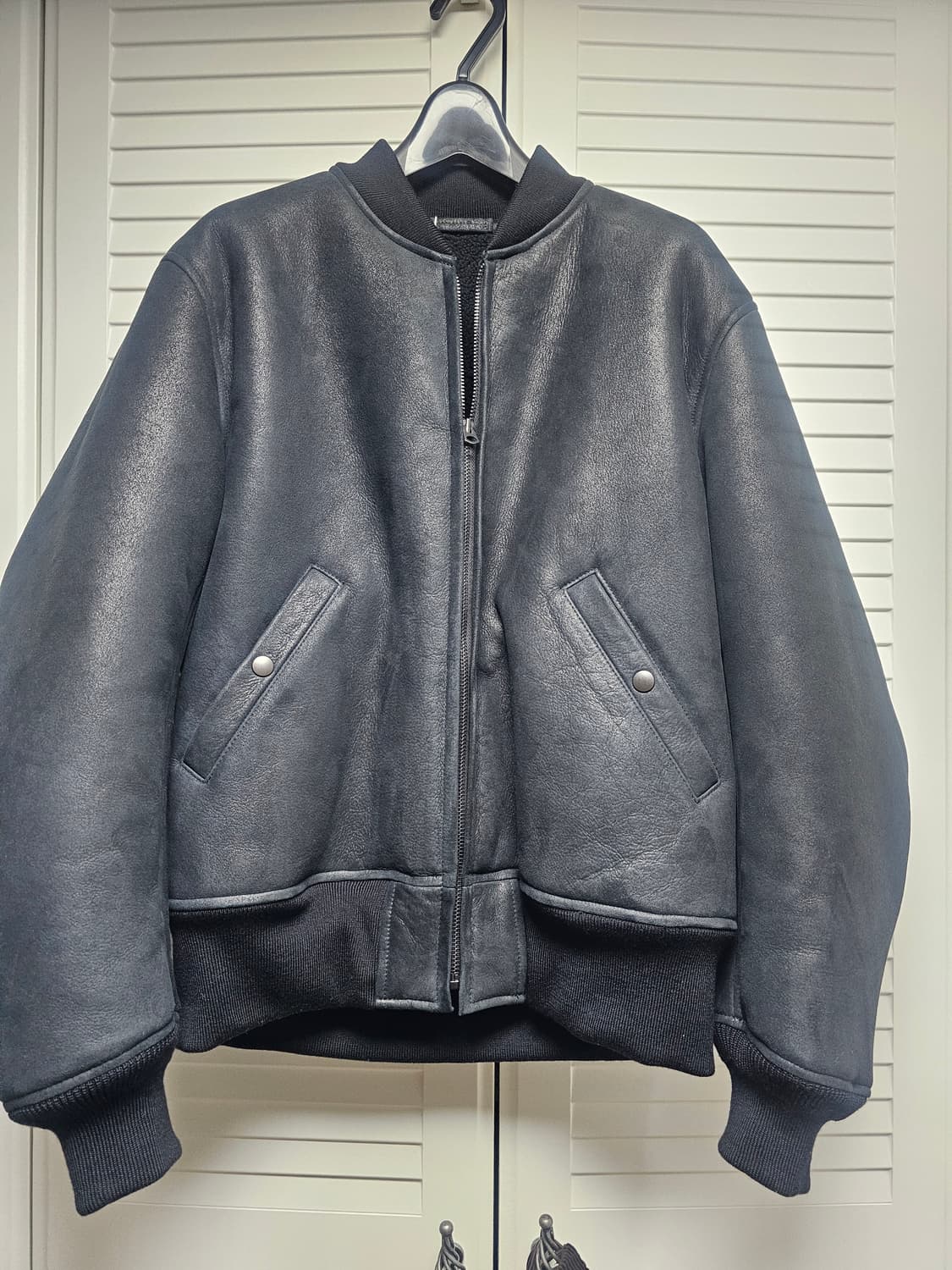 코모리 25AW 시프스킨 집 블루종 C03-01030 상품이미지3