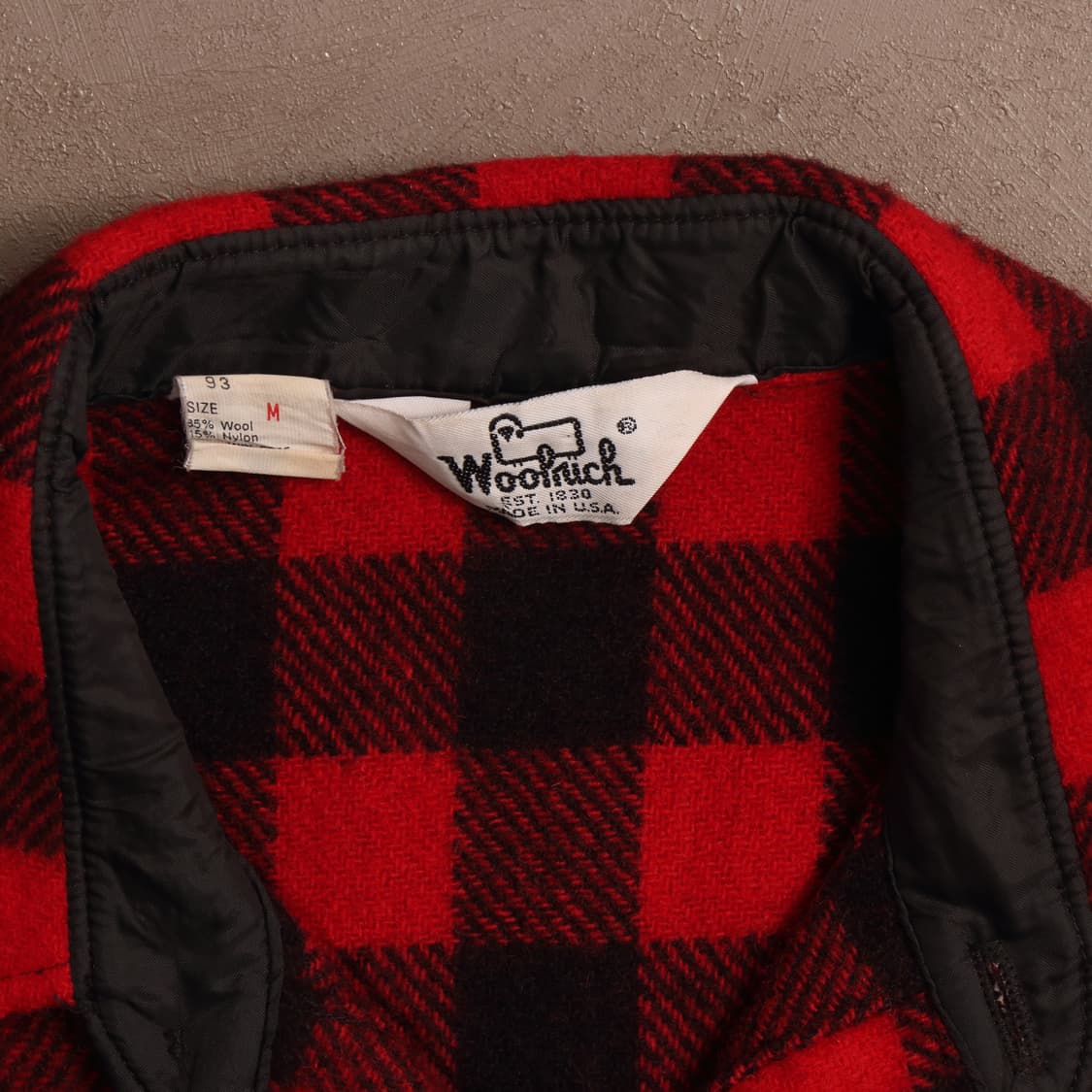 90's 울리치 USA 울 타탄체크 셔츠 A1387 상품이미지3