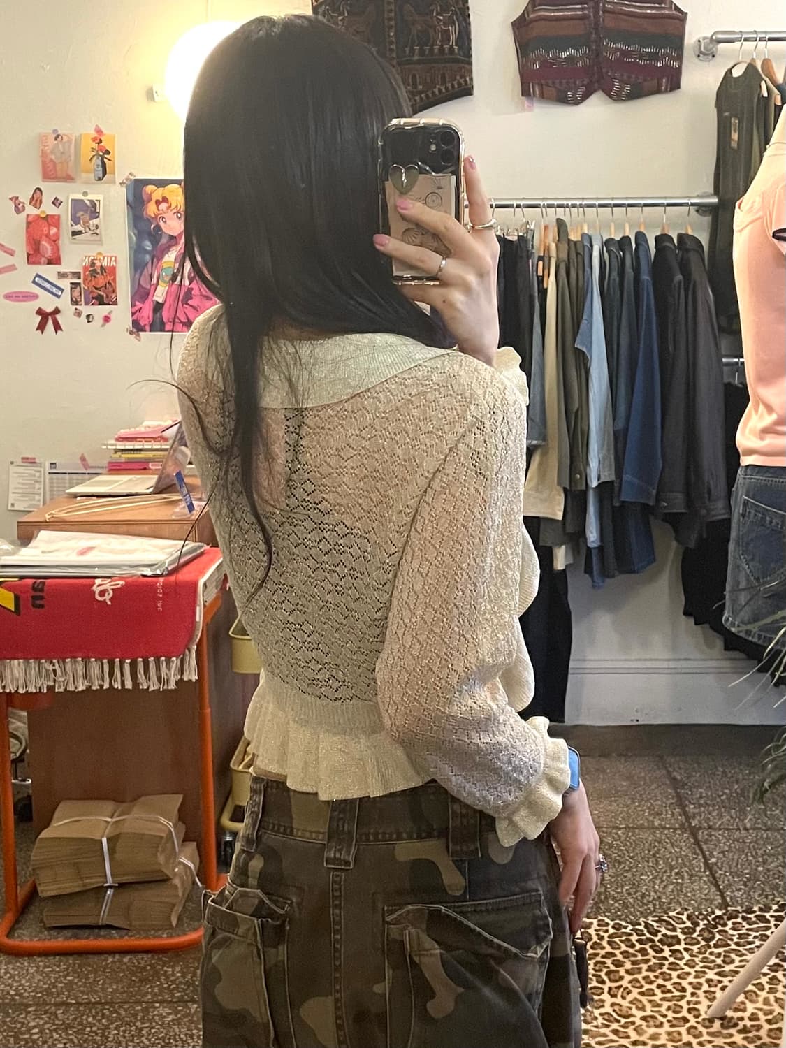아이보리 러플 볼레로 [무배] 상품이미지4