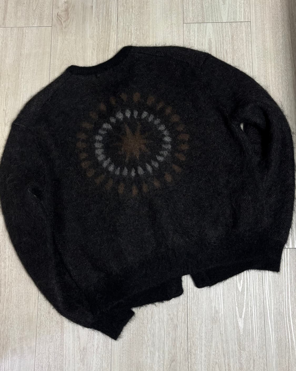 [2]해칭룸 하나비 모헤어 가디건 블랙 상품이미지5