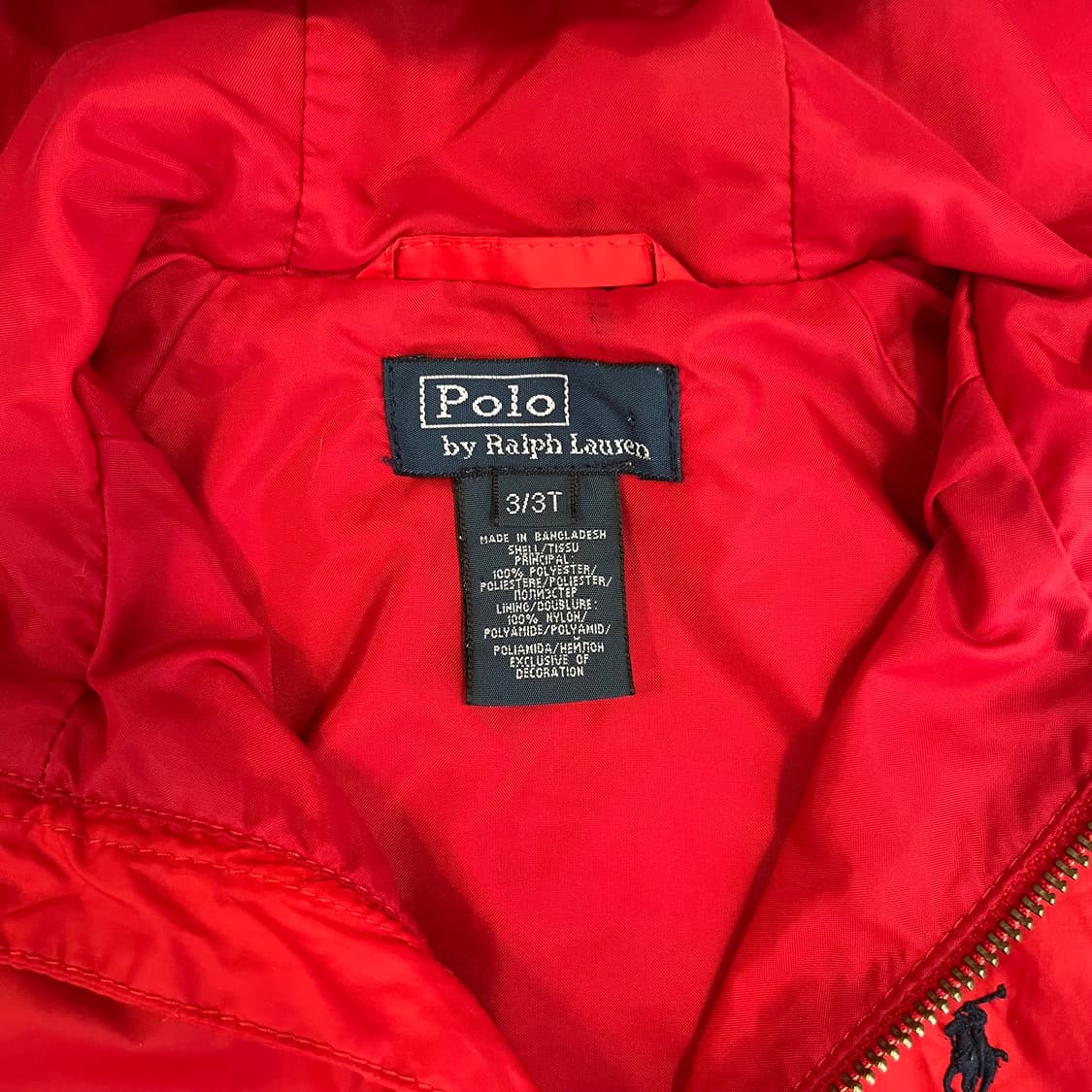 폴로 랄프로렌 키즈 바람막이 3T 상품이미지5