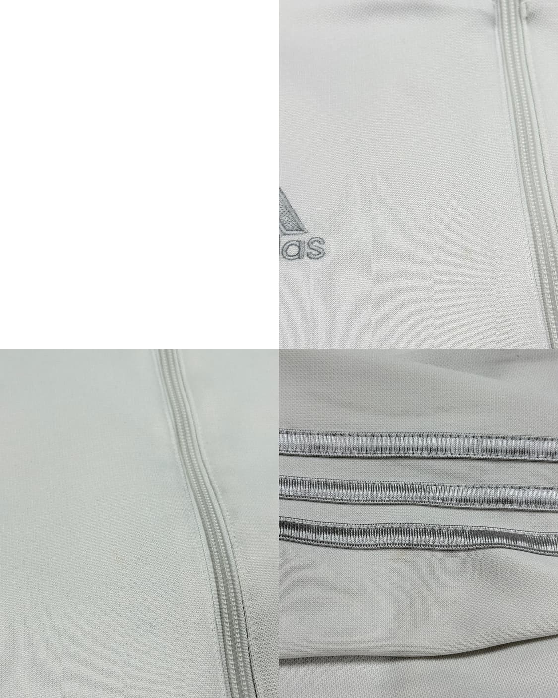 아디다스 빈티지 화이트 실버 독일 트랙탑 져지 자켓 XL 105 상품이미지7