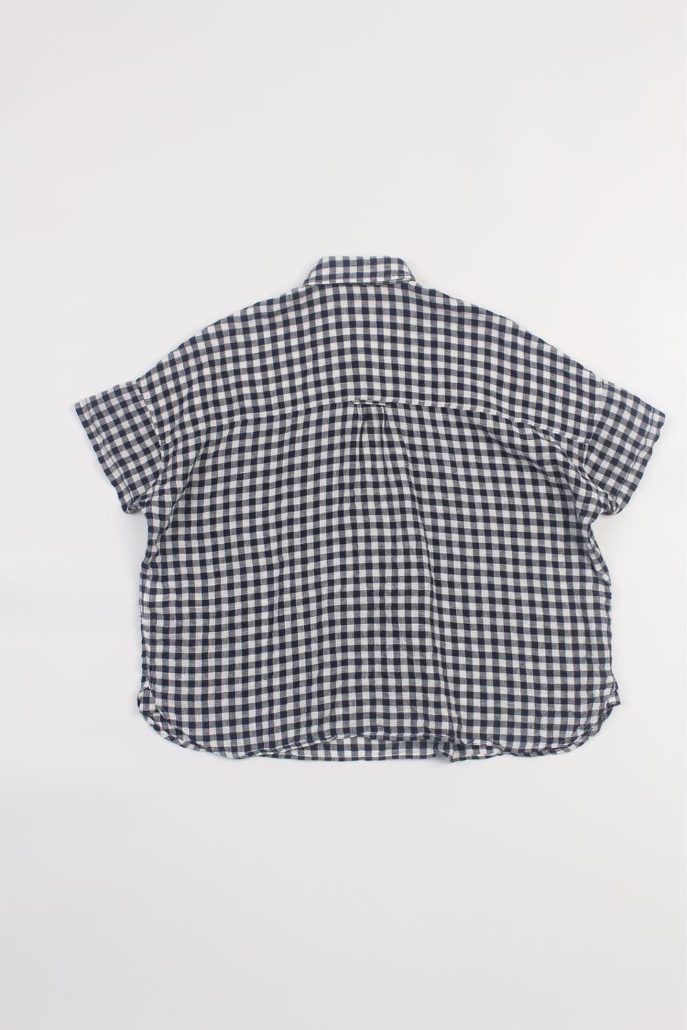 BEAMS BOY Gingham Check Linen Pullover S 상품이미지7