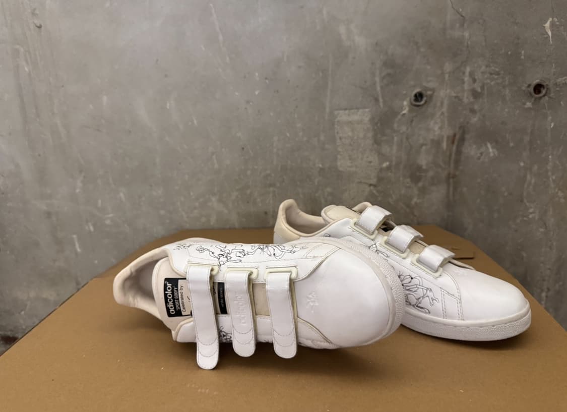 [270] 프랑스구매 아디다스 오리지널 아디컬러화이트 스탠스미스2 벨크로 상품이미지1