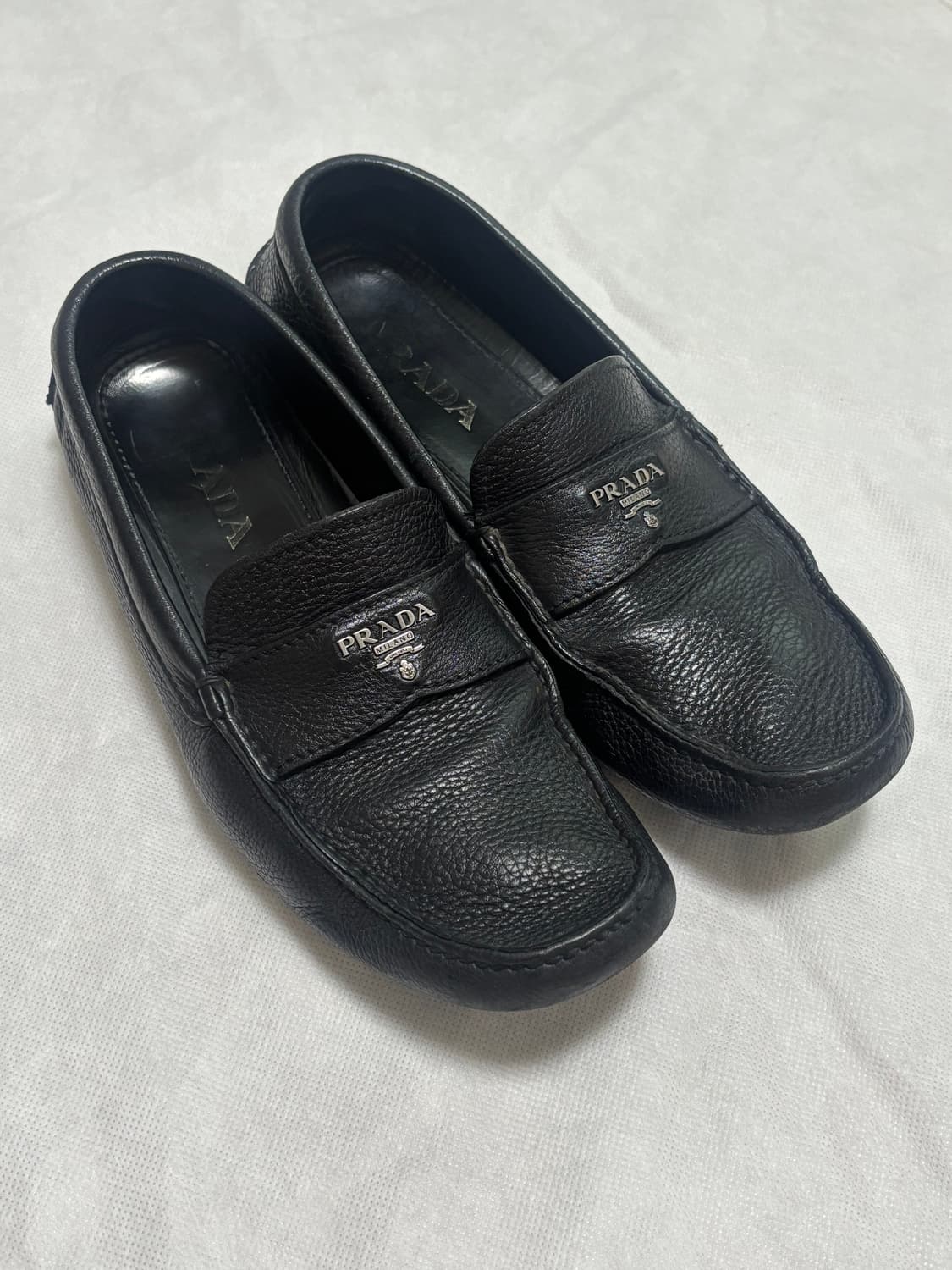[270-5] 프라다 로퍼 드라이빙 슈즈 블랙  상품이미지1