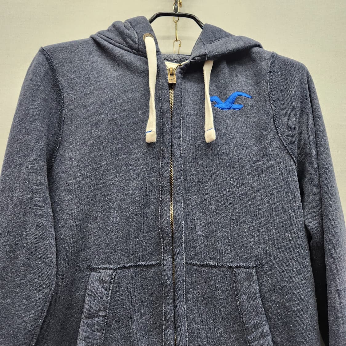 홀리스터 로고자수 Y2K 후드집업 S(M) 남여공용 상품이미지2