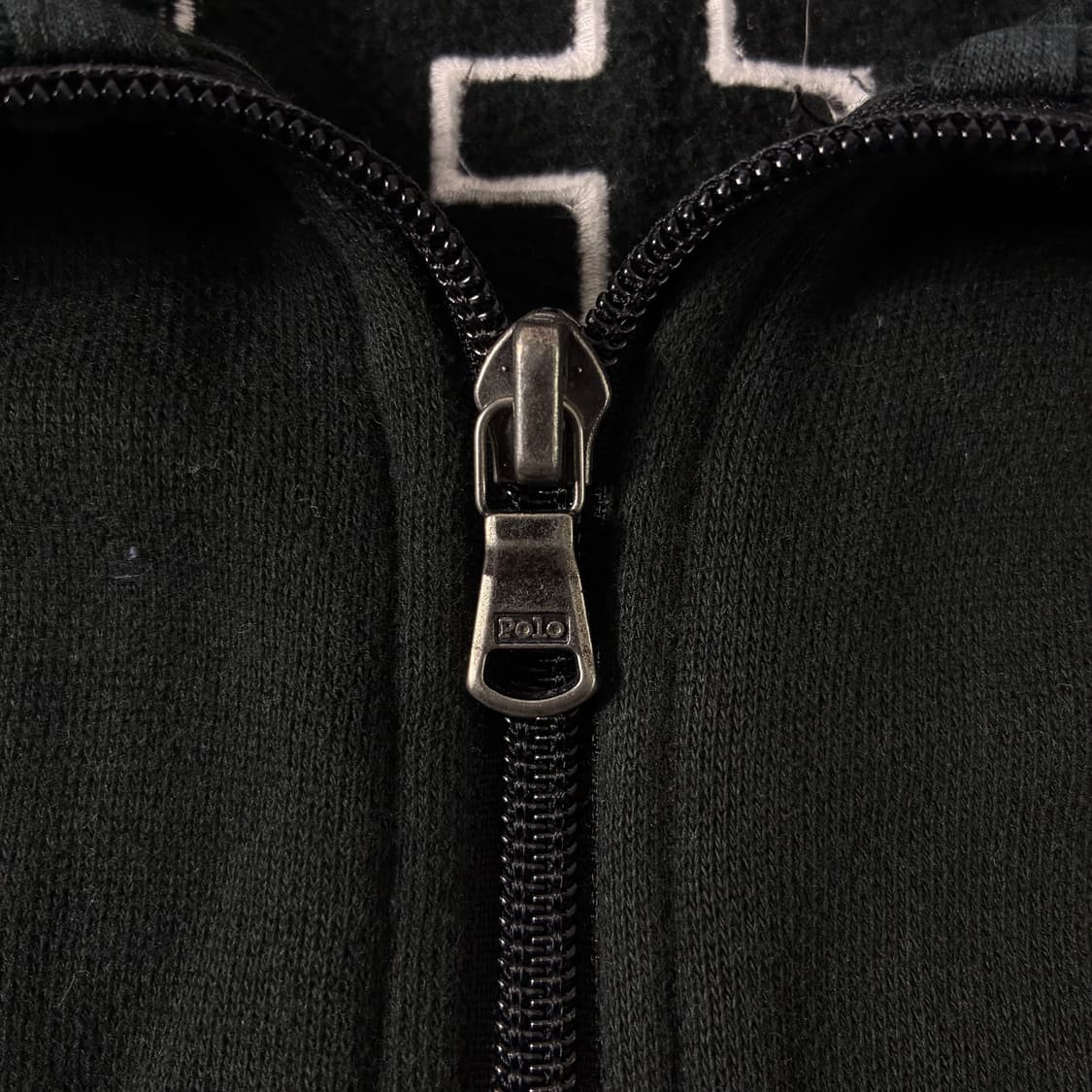 Polo 폴로 랄프로렌 00's 스위스 블랙 화이트 빅포니 집업 자켓 상품이미지8