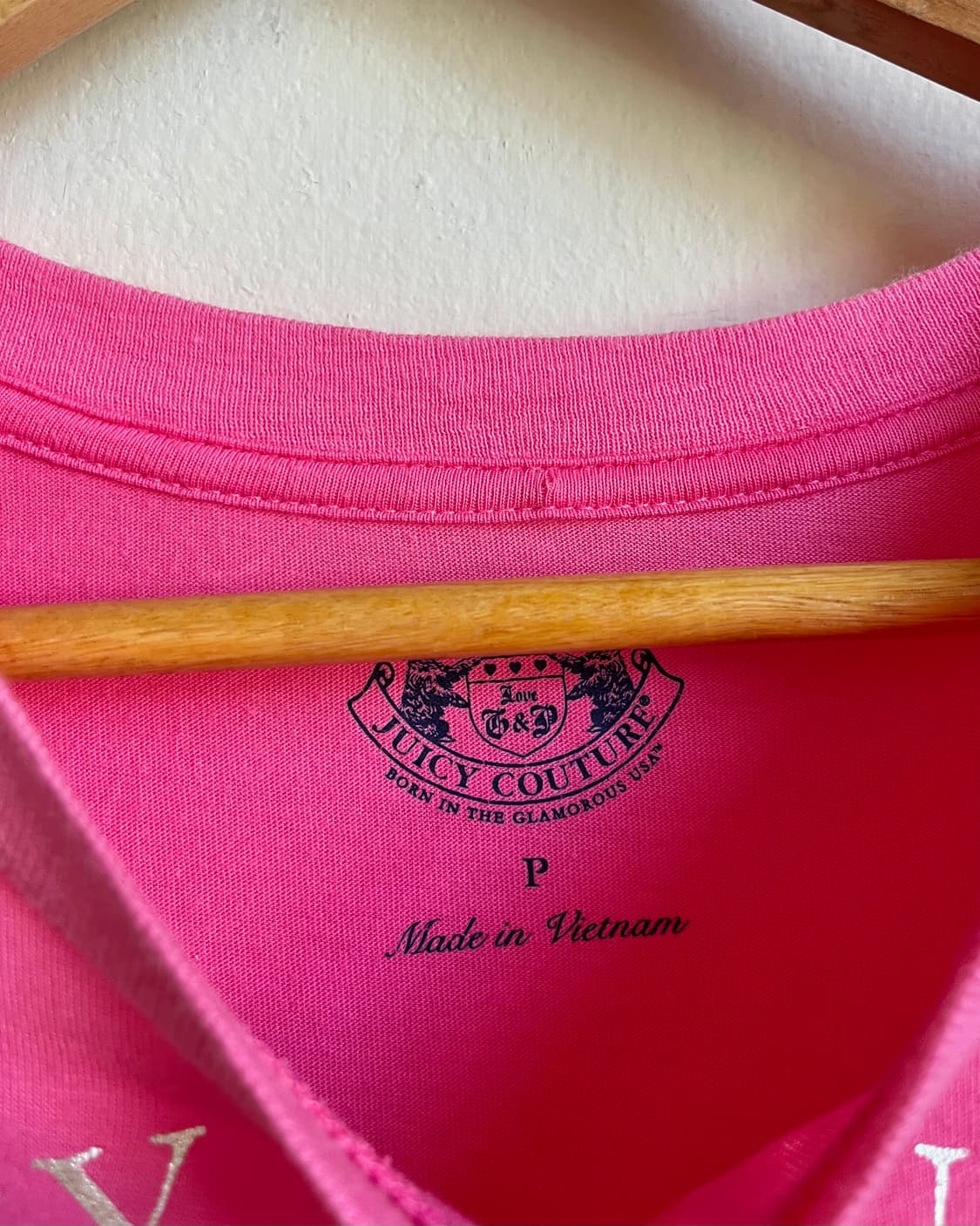 JUICY COUTURE Heraldic Icon Pink T-Shirt 상품이미지7