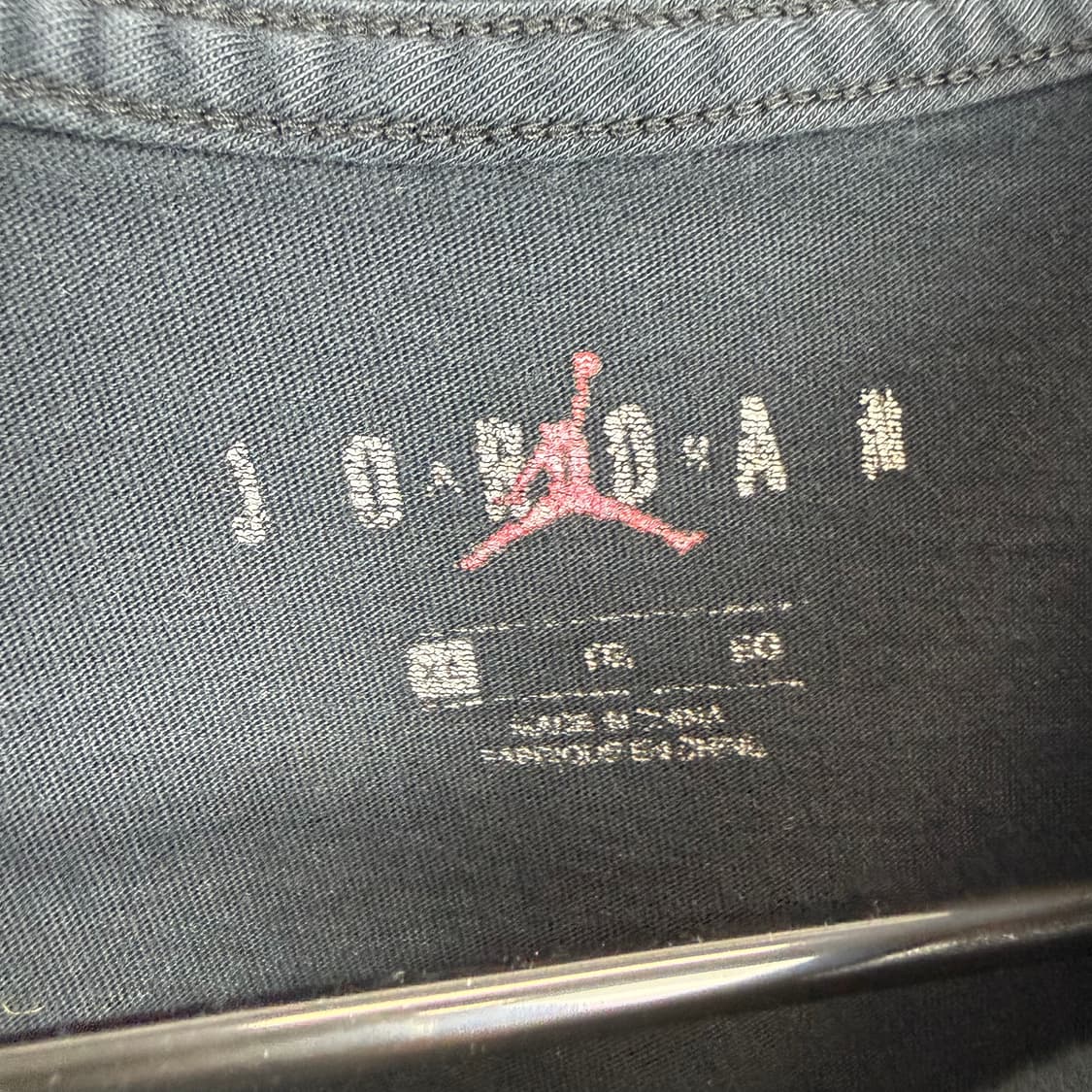 (XL) 나이키 조던 점프맨 프린팅 반팔 티 블랙 상품이미지3