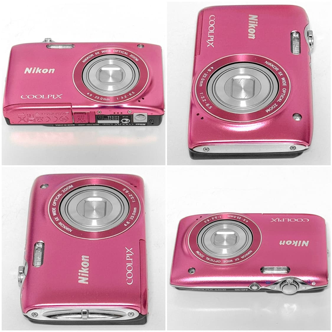 니콘 쿨픽스 S3100 핑크 빈티지디카 상품이미지3