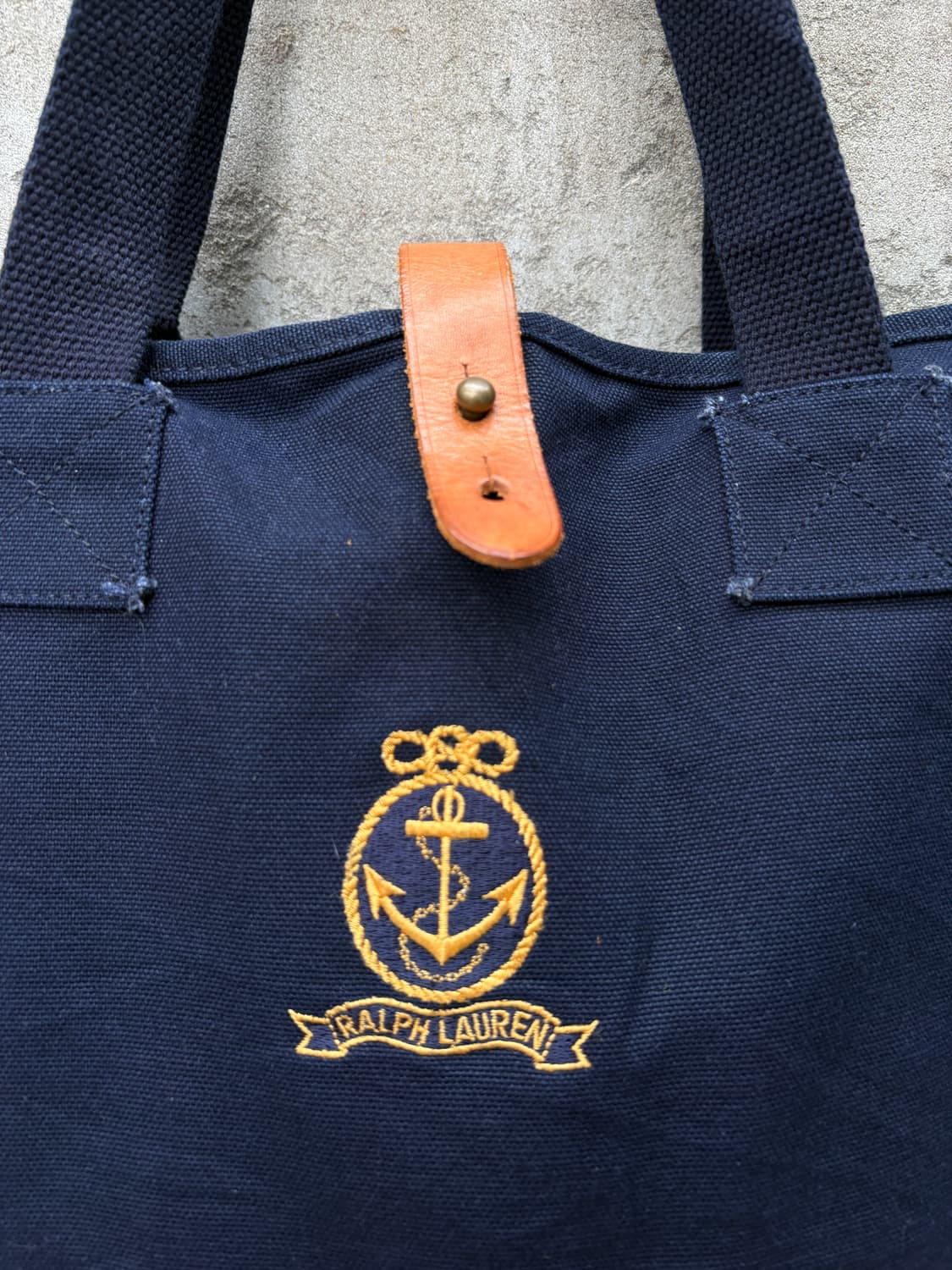 90‘s 폴로 랄프로렌 캔버스 토트백 상품이미지4